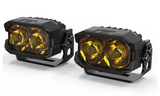 Morimoto BAF105 2Banger Off-Road LED Pods NCS Spot Beam in Yellow