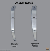 Nemesis Industries 166300 Crawler Rear Flares for Jeep Gladiator JT 2020+