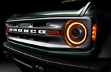 Oracle Lighting 5886-023 Oculus Amber/White Switchback Bi-LED Projector Headlights for Ford Bronco 2021+
