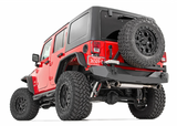 Rough Country 10594A Rock Crawler Rear Bumper with Tire Carrier for Jeep Wrangler JK 2007-2018