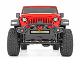 Rough Country 10647 Tubular Front Winch Bumper for Jeep Wrangler JK, JL & Gladiator JT 2007+