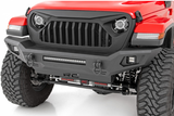 Rough Country 10635 Front Bumper with Skid Plate for Jeep Wrangler JK, JL & Gladiator JT 2007+