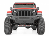 Rough Country 10635 Front Bumper with Skid Plate for Jeep Wrangler JK, JL & Gladiator JT 2007+