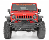Rough Country 99037 High Clearance LED Flat Fender Flare Kit for Jeep Wrangler JK 2007-2018