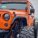 Motobilt MB1075-2-A-1076-2-A Front & Rear 2" Crusher Fender Package for Jeep Wrangler JK 2007-2018