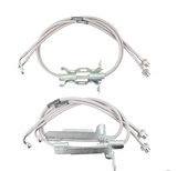 Synergy 8866-01 Front & Rear Stainless Braided Brake Lines for Jeep Wrangler JL 2018+