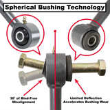 Synergy 8859-10 Front Sway Bar Links with Quick Disconnects for Jeep Wrangler JL & Gladiator JT 2018+