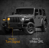 XK Glow XK-7IN-JP-KIT 7" RGB XKChrome LED Headlights for Jeep Wrangler TJ & JK 1997-2018