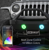 XK Glow XK042010-B-JL RGB LED Fog Lights for Jeep Wrangler JL & Gladiator JT 2018+