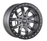 Dirty Life 9303-7973MGT12 9303 DT-1 Beadlock Wheel 17x9 5x5 -12mm in Gunmetal