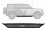 Go Rhino D64129T Dominator Extreme D6 Side Steps for Ford Bronco 4 Door 2021+