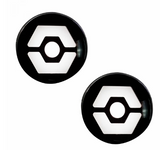 Recon 264334WHBK Round Front Turn Signals in Smoked for Jeep Wrangler JK 2007-2018