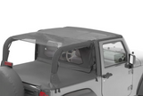 Bestop 52593-35 Header Extended Safari Cable Style Bikini Top for Jeep Wrangler JK 2 Door 2010-2018