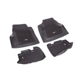 Rugged Ridge 12987.10 Front & Rear Floor Mats for Wrangler TJ 97-06