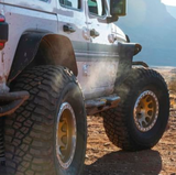 Smittybilt 77837 XRC Front & Rear Flat Fender Flares for Jeep Wrangler JL 4 Door 2018+