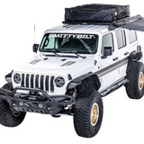 Smittybilt 77837 XRC Front & Rear Flat Fender Flares for Jeep Wrangler JL 4 Door 2018+