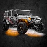 XK Glow XK-ROCK-ADV XKChrome RGB LED Rock Light Kit 8 Pc