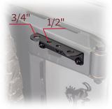 Turn Offroad EA4-M1 Tailgate Hinge Antenna/Dune Whip Mount for Ford Bronco 2021+