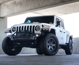 DV8 Offroad FBJL-07 FS-7 Series Mid Width Front Winch Bumper for Jeep Wrangler JK, JL & Gladiator JT 2007+