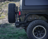 DV8 Offroad TCJK-13 Tire Carrier for MTO Bumper for Jeep Wrangler JK 2007-2018
