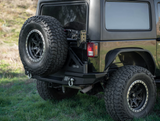 DV8 Offroad TCJK-13 Tire Carrier for MTO Bumper for Jeep Wrangler JK 2007-2018