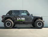 DV8 Offroad SRJL-08 OE Plus Side Steps for Jeep Wrangler JL 4 Door 2018+