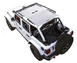 Spiderwebshade JL4D One Piece Sun Shade for Jeep Wrangler JL 4 Door 2018+