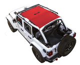 Spiderwebshade JL4D One Piece Sun Shade for Jeep Wrangler JL 4 Door 2018+