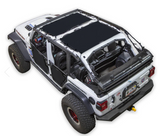Spiderwebshade JL4D2 Two-Piece Sunshade for Jeep Wrangler JL 4 Door 2018+