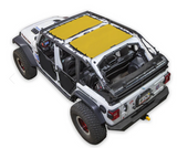 Spiderwebshade JL4D2 Two-Piece Sunshade for Jeep Wrangler JL 4 Door 2018+