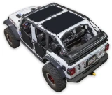 Spiderwebshade SWS-SHDTOP-01-JL4D-2PC Two-Piece Sun Shade for Jeep Wrangler JL 4 Door 2018+