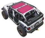 Spiderwebshade SWS-SHDTOP-01-JL4D-2PC Two-Piece Sun Shade for Jeep Wrangler JL 4 Door 2018+