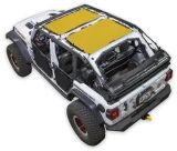Spiderwebshade SWS-SHDTOP-01-JL4D-2PC Two-Piece Sun Shade for Jeep Wrangler JL 4 Door 2018+