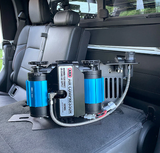 813 Fabrication BHS-0000-1-S Behind the Rear Drivers Seat ARB Twin/Single Compressor Mount for Jeep Gladiator JT 2020+