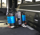 813 Fabrication BHS-0000-1-S Behind the Rear Drivers Seat ARB Twin/Single Compressor Mount for Jeep Gladiator JT 2020+