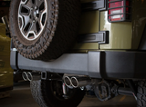 aFe Power 49-48086-P Rebel Series 2.5" 409 Stainless Steel Axle Back Exhaust for Jeep Wrangler JK 2007-2018