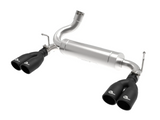 aFe Power 49-48086-B Rebel Series 2.5" 409 Stainless Steel Axle Back Exhaust for Jeep Wrangler JK 2007-2018
