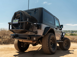 DV8 Offroad TCJK-14 Body Mounted Tire Carrier for Jeep Wrangler JK 2007-2018