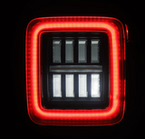 AlphaRex 602010 NOVA-Series Prismatic LED Tail Lights for Jeep Wrangler JL 2018+