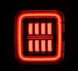 AlphaRex 602030 NOVA-Series Prismatic LED Tail Lights for Jeep Wrangler JL 2018+