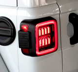AlphaRex 602030 NOVA-Series Prismatic LED Tail Lights for Jeep Wrangler JL 2018+