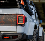 AlphaRex 602060 NOVA-Series Prismatic LED Tail Lights for Jeep Gladiator JT 2020+