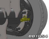 Artec BB1054 ABS Mounting Plates for Sterling 2005+ Super Duty Swap