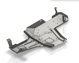Motobilt MB1247-41 Skid Plate System for Jeep Wrangler JK 4 Door 2007-2011