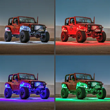 Infinite Offroad 5P-4PC-6W LUX Monster Magnetic RGB+W Rock Light Kit
