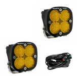 Baja Designs 557811 Squadron Sport Black LED Auziliary Light Pod Pair in Amber Universal