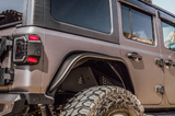 Attica 4x4 ATTJL01H107-BX-R Terra Series Rear Fender Flares for Jeep Wrangler JL 2018+