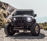 Attica 4x4 ATTJL01A110-BX + ATTJL01A110-1-BX Frontier Series Front Bumper for Jeep Wrangler JL 2018+