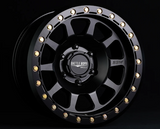 Battle Born Wheels S17986545MB Sierra Flow Formed Beadlock 17x9 Black with Black Ring
