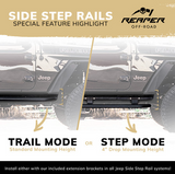 Reaper Off Road JSR04 Immortal Side Step Bars for Jeep Wrangler JL 2 Door 2018+